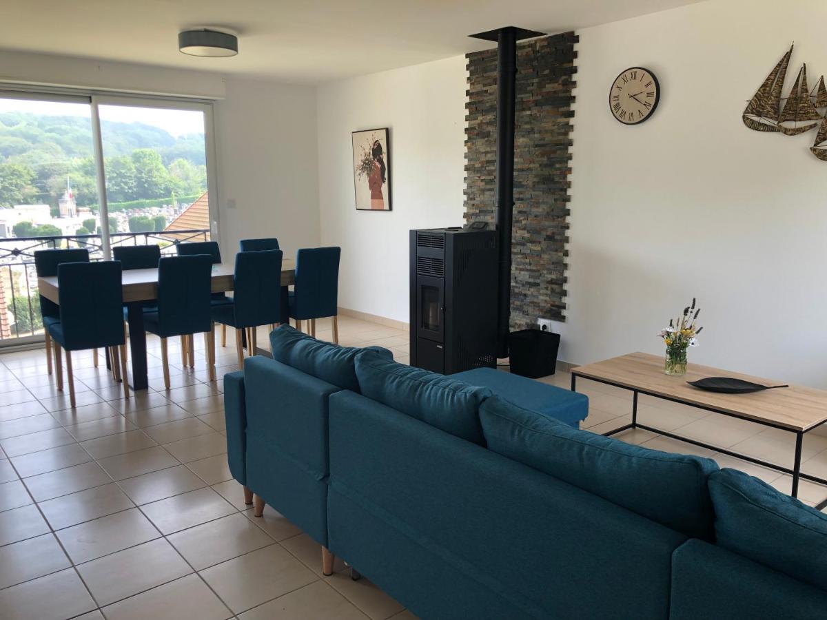 Maison Plein Pied Sur Les Hauteurs De Fécamp Exteriör bild
